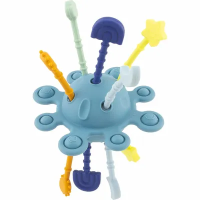 Toys - SILICONE: EARLY LEARNING TOY - BLUE MOON - ULYSSE COULEURS D'ENFANCE