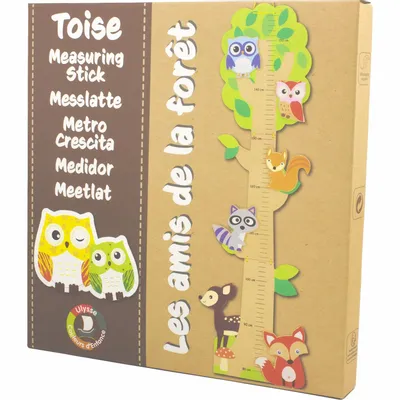 Children's decorative items - MEASURING STICK: FOREST - ULYSSE COULEURS D'ENFANCE