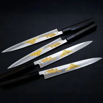 Couteaux - Couteau Chōkin: Une Lame forgée avec de l'or - MUSASHI JAPAN