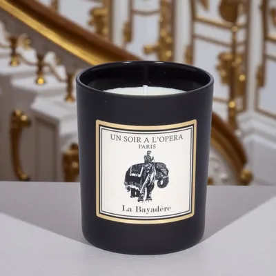 Objets de décoration - BOUGIE PARFUMÉE CIRE 100 % VÉGÉTALE - LA BAYADÈRE - 180 g - UN SOIR A L'OPERA