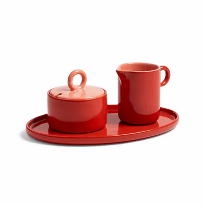 Accessoires thé et café - Plateau, pot à sucre et pot à lait chiquito - &KLEVERING
