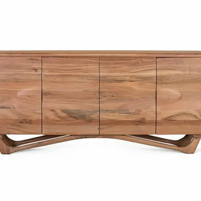 Sideboards - Handcrafted sideboard in acacia wood 170cm - GINER Y COLOMER