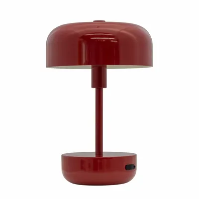 Suspensions - Lampe de table rechargeable LED rouge foncé Haipot - DYBERG LARSEN