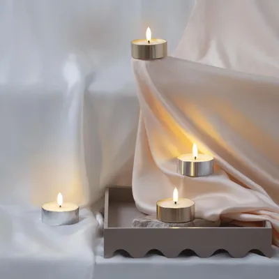 Éclairage LED - Maxi Tealight Candles - MOODS & MORE