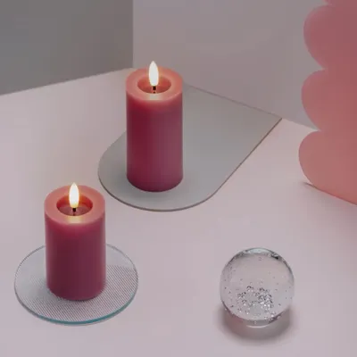 LED modules - Seasonal Colours Melted Pillar Candles Silk - MOODS & MORE