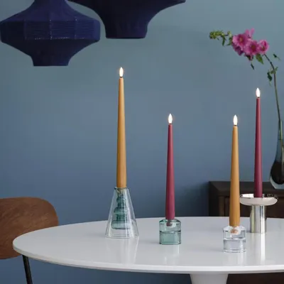 LED modules - Seasonal Colours Taper Candles Silk (Two Pack) - MOODS & MORE