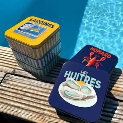 Decorative objects - Marine Collection Metallic Boxes - LA MAISON JOSÉPHINE