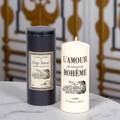 Decorative objects - CARMEN - TATTOO CANDLE - UN SOIR A L'OPERA