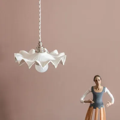 Hanging lights - Alvor porcelain pendant light - LUZ EDITIONS