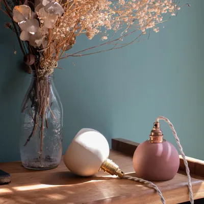 Suspensions - Serpa suspension en porcelaine -par 2- - LUZ EDITIONS