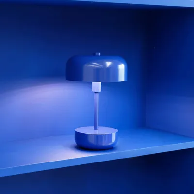 Table lamps - Haipot blue LED rechargeable table lamp - DYBERG LARSEN
