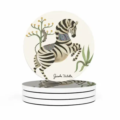 Dessous de plat - Coffret de 4 dessous de verre en céramique X Gisela Talita - UNSTANDART