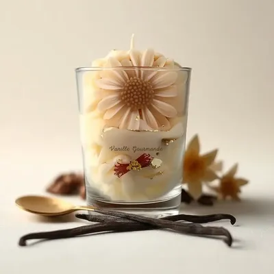 Gifts - Gourmet Vanilla Scented Candle - 200ml - MURI CREATIONS