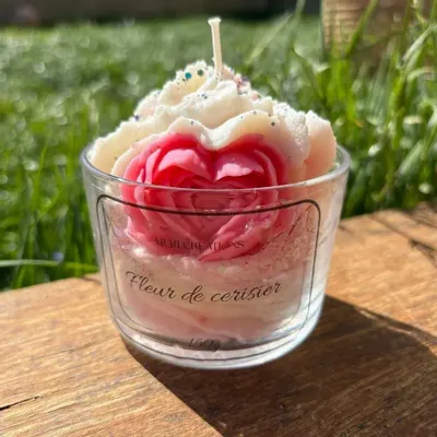 Cadeaux - Bougie parfumée Fleur de Cerisier - 150ml - MURI CREATIONS