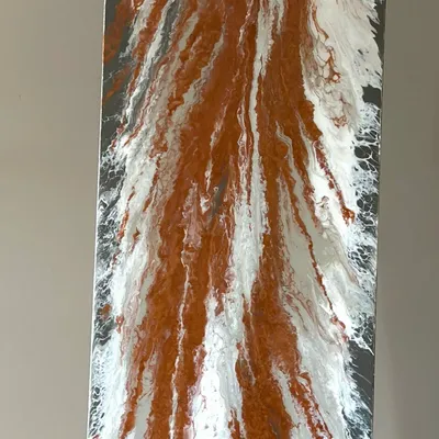 Tableaux - Sillage est un diptyque abstrait en deux parties,  à l'acrylique-resin - TURIK&ART (KSENIIA TURIK)