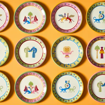 Everyday plates - Cosmogenesis Ancestral Collection - KAPKA ENAMELWARE