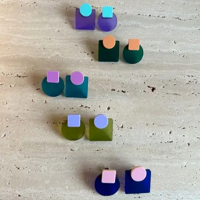 Bijoux - Glare Mini Earrings – Available in +15 sophisticated palettes - PAMELA COROMOTO