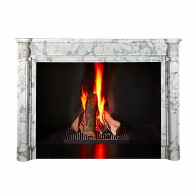 Design objects - Beautiful 18th Century Parisian Marble Fireplace - MAISON LEON VAN DEN BOGAERT ANTIQUE FIREPLACES AND RECLAIMED DECORATIVE ELEMENTS