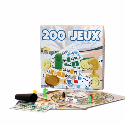 Jeux enfants - Coffret jeux traditionnels avec 200 règles - FERRIOT CRIC
