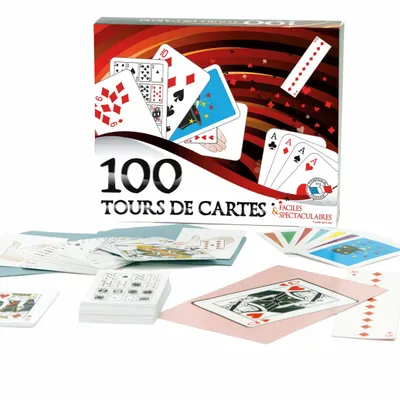 Jeux enfants - COFFRET 100 TOURS DE CARTES - FERRIOT CRIC