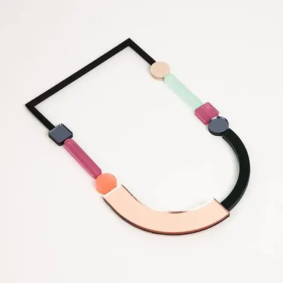 Bijoux - Collier Impulse U - Des bijoux abstraits et audacieux - PAMELA COROMOTO