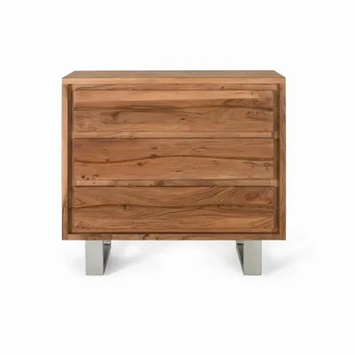 Commodes - Commode en bois d'acacia et métal - GINER Y COLOMER