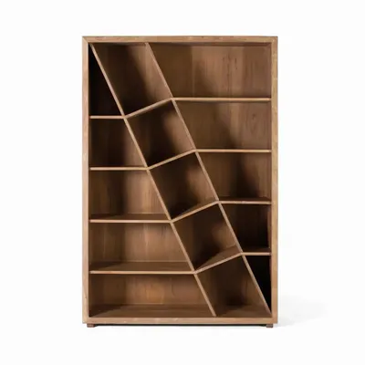 Bibliothèques - Bibliothèque en bois manguier et noir - GINER Y COLOMER