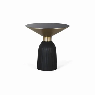 Tables basses - Table basse plateau verre trempé structure métal style moderne - GINER Y COLOMER