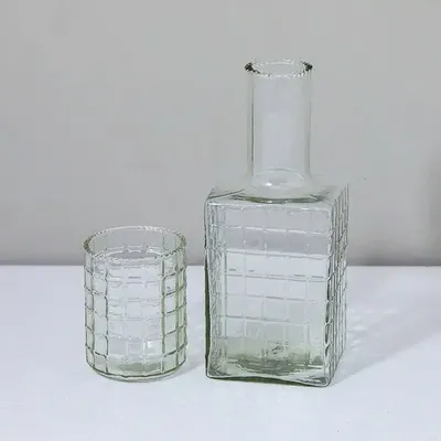 Carafes - Ruffle Glass Carafes - BE HOME