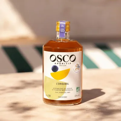 Épicerie fine - OSCO L'Original - apéritif sans alcool bio et français 0% - 70cl - OSCO - APERITIFS SANS ALCOOL