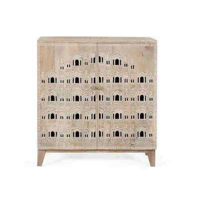 Buffets - Buffet sculpté à la main en bois de manguier - GINER Y COLOMER