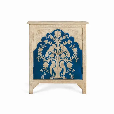 Commodes - Meuble d'appoint en bois de manguier et peint à la main - GINER Y COLOMER