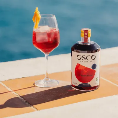Delicatessen - OSCO Le Rouge Ardent organic and French alcohol-free aperitif 70cl - 0% - OSCO - APERITIFS SANS ALCOOL