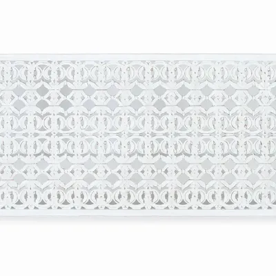 Beds - Headboard in stripped white MDF - GINER Y COLOMER