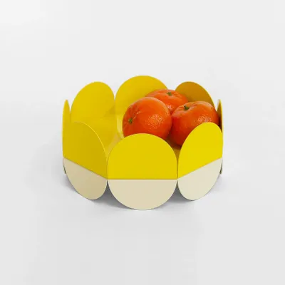 Plats et saladiers - Bol Wave – Corbeille à fruits grand format et forme sculpturale - ISUWA