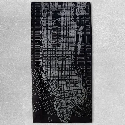 Panels - New York Hand Knotted Wool Rug, Customizable Italian Design - FRANK&FRANK