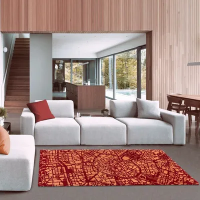 Panneaux séparateurs - Tapis Milan en laine noué à la main, design italien personnalisable - FRANK&FRANK