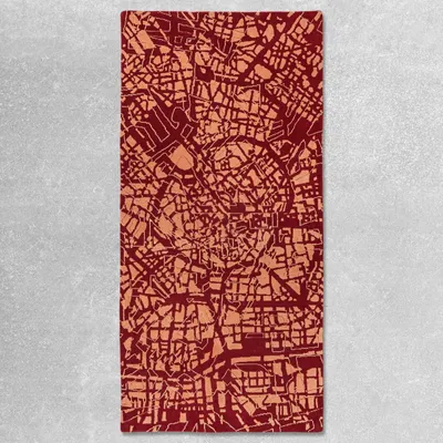 Panels - Milan hand knotted wool rug, customizable Italian design - FRANK&FRANK