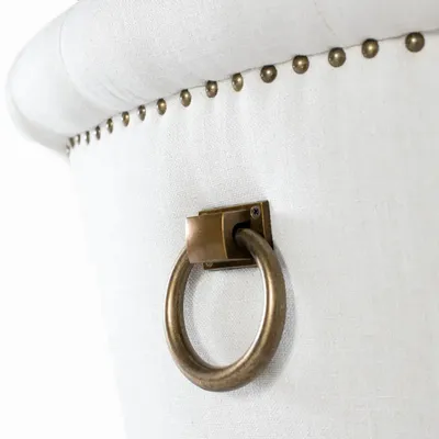 Chaises - Lot de 2 chaises en tissu beige et en bois - GINER Y COLOMER