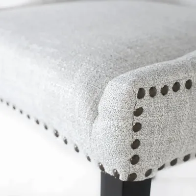 Chaises - Lot de 4 chaises en tissu gris - GINER Y COLOMER