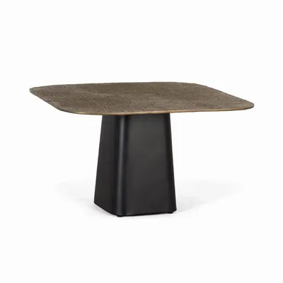 Tables basses - Table basse avec base en fer et plateau en aluminium - GINER Y COLOMER