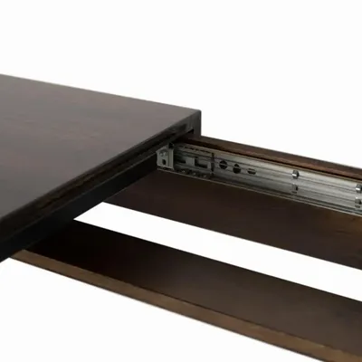 Dining Tables - Extendable dining table in mango wood and metal legs - GINER Y COLOMER