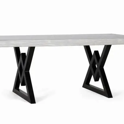 Dining Tables - Rectangular mango wood dining table 200 cm - GINER Y COLOMER