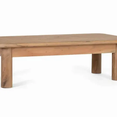 Tables basses - Table basse rectangulaire en bois d'acacia massif - GINER Y COLOMER