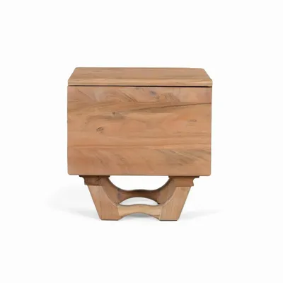 Tables de nuit - Table de chevet en bois d'acacia massif - GINER Y COLOMER