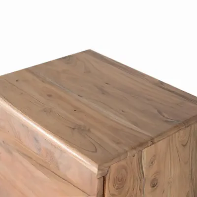 Night tables - Solid acacia wood bedside table - GINER Y COLOMER