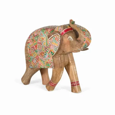 Sculptures, statuettes et miniatures - Figurine décorative en forme d'éléphant, hauteur 65 cm - GINER Y COLOMER