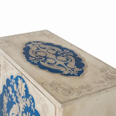 Commodes - Meuble d'appoint en bois de manguier et peint à la main - GINER Y COLOMER