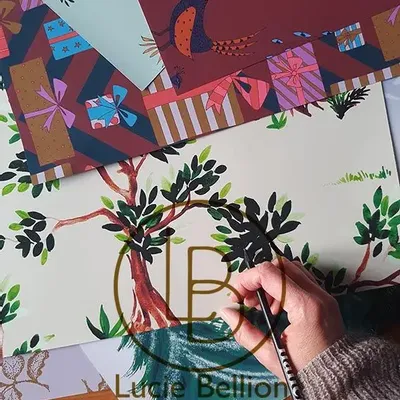 Textile and surface design - Collection extract - LUCIE BELLION