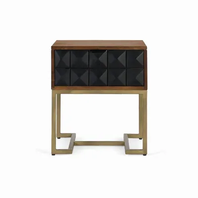 Night tables - Hand-carved and handcrafted bedside table with gilded legs - GINER Y COLOMER